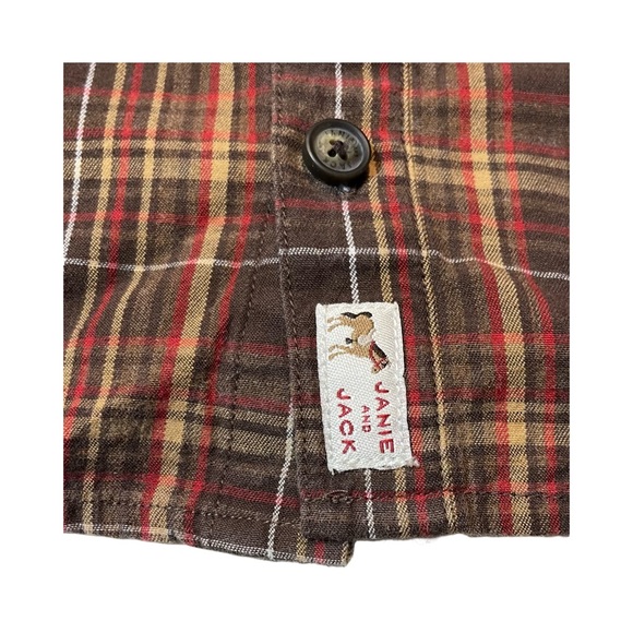 Janie and Jack English Countryside Button-Down Shirt 3T - Picture 4 of 5